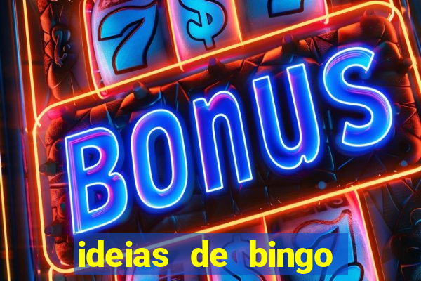 ideias de bingo para o natal