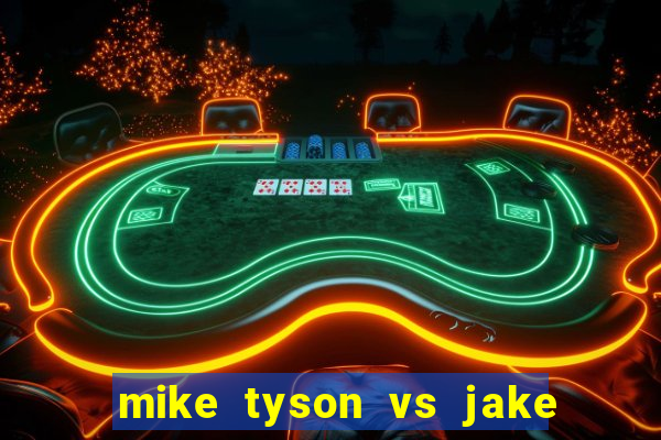 mike tyson vs jake paul assistir online