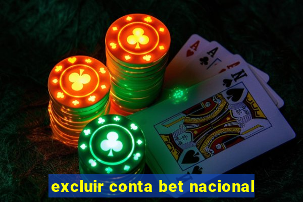 excluir conta bet nacional