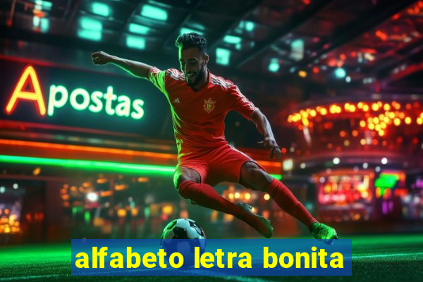 alfabeto letra bonita