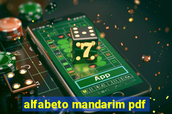 alfabeto mandarim pdf