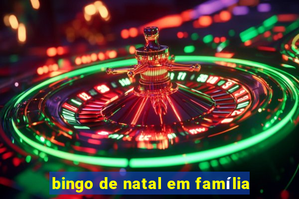 bingo de natal em família