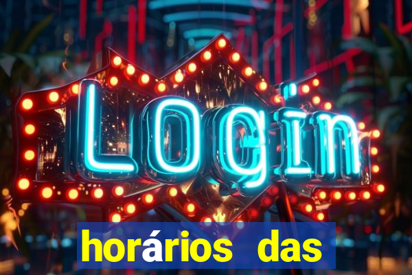 horários das plataformas de jogos