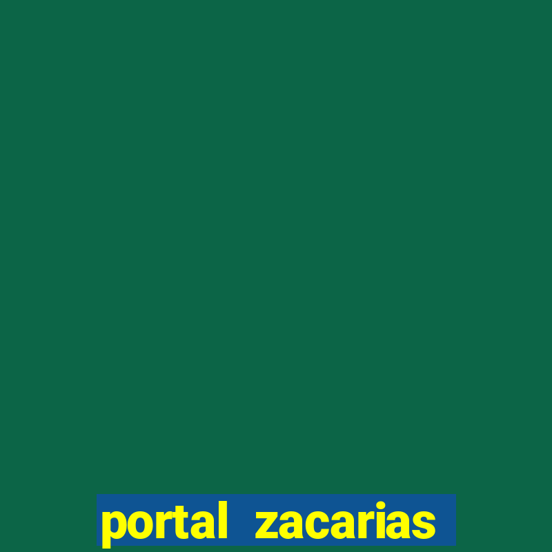 portal zacarias oque é pra falar