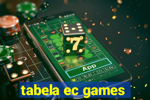 tabela ec games